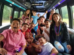 Kids Birthday Party Bus Fun - Maxi Limo